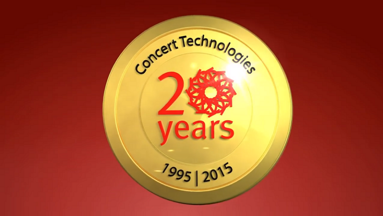 Concert Technologies 20-Year Badge