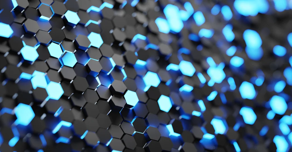 Network Hexagon Effect