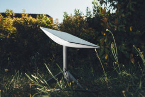 Image of Starlink Device in Field
